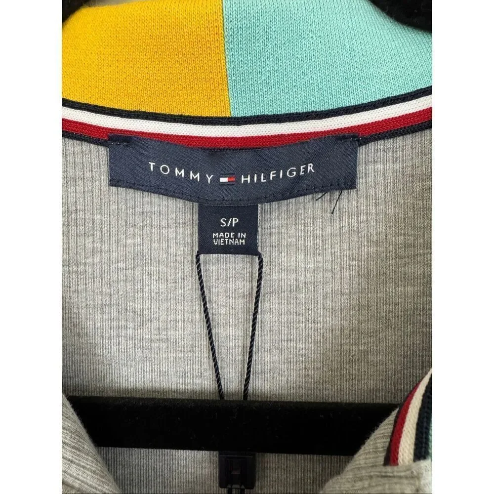 Tommy Hilfiger Rainbow Collar Polo Dress - Size Small
